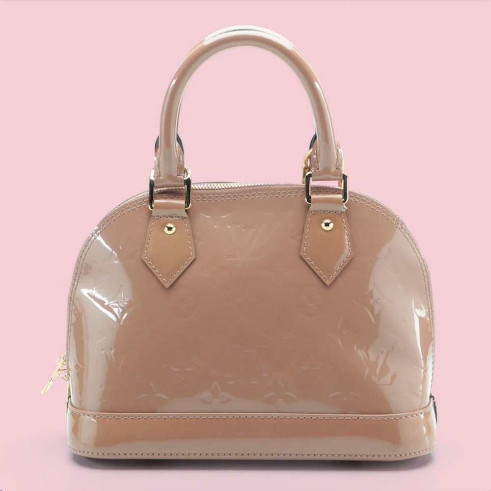 LIKE NEW - Louis Vuitton Monogram Vernis Alma BB - Picture 2 of 13